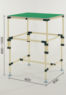 昇降セル作業台（ジョイント固定式）